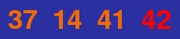 Faith and Fear Numbers